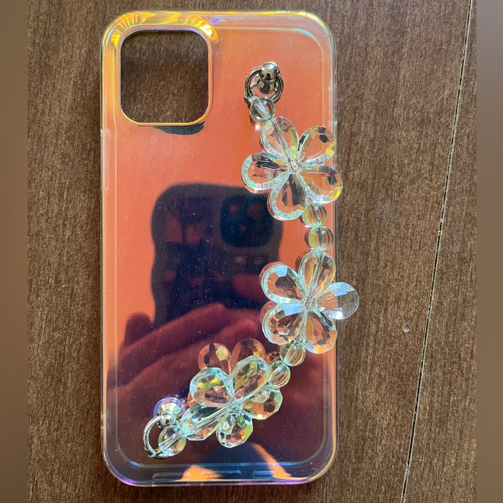 Iphone case with flower handle